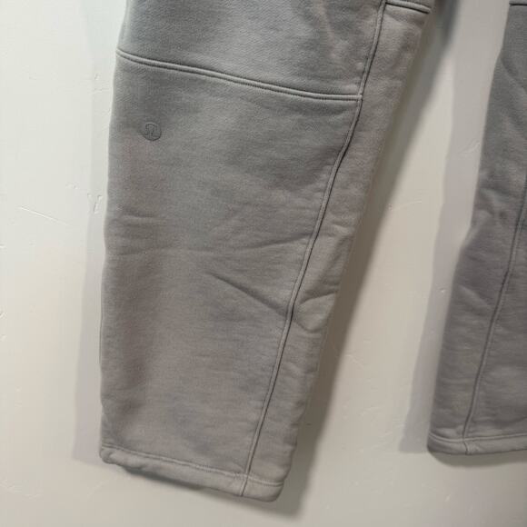 Lululemon Men's Relaxed-Fit French Terry Jogger Pants Ankle Seal Grey Small - Picture 7 of 10